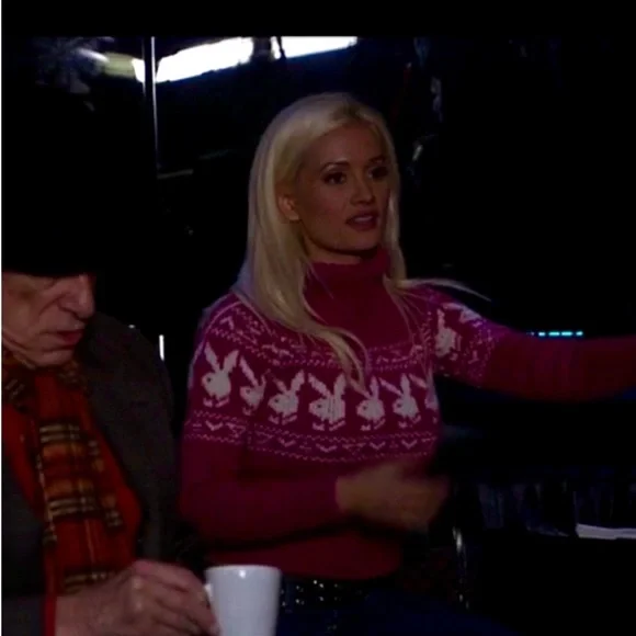 RARE PLAYBOY Dead Stock Vintage Sweater Dress Pink Y2K. - Picture 2 of 12